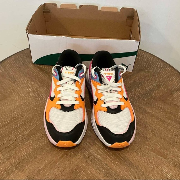 PUMA Womens TRC Mira Artisan Lace Up Sneakers Shoes Casual - Picture 3 of 4